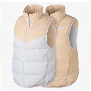 Nike Reversible Vest Down Fill Guava Ice White Women Sportswear peach medium $99